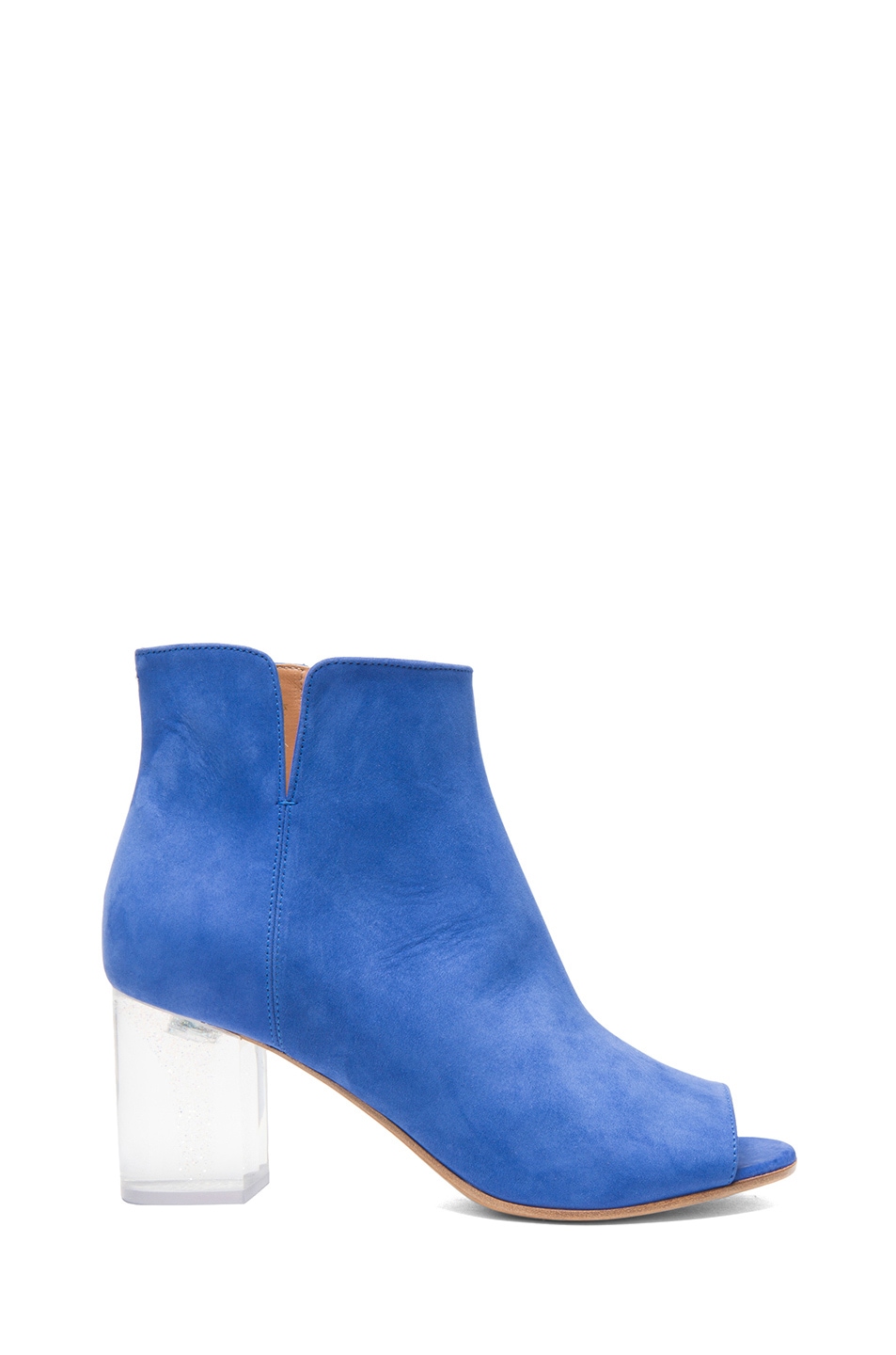 Image 1 of Maison Margiela Suede Booties in Blue