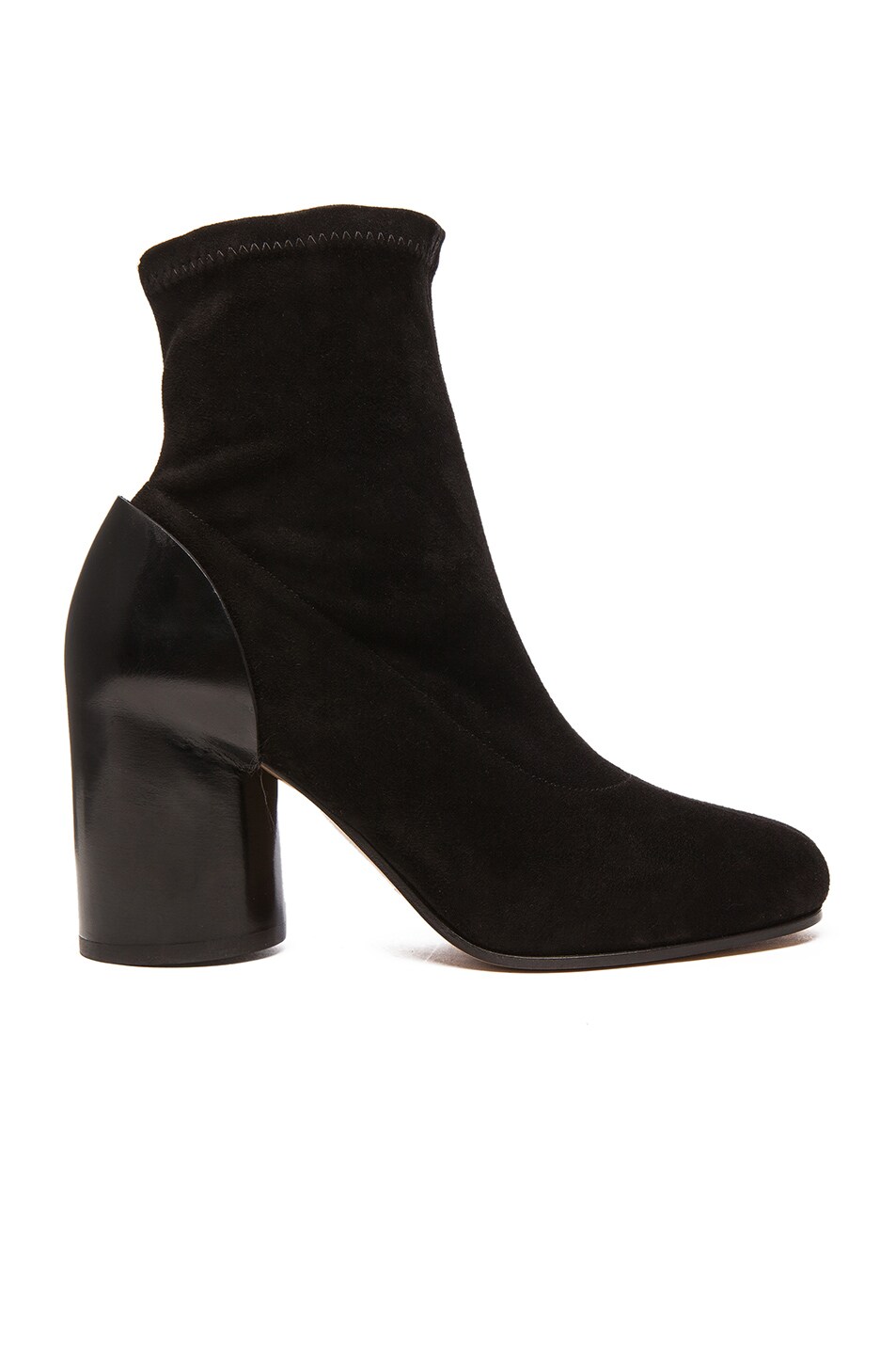 Image 1 of Maison Margiela Suede Sock Boots in Black