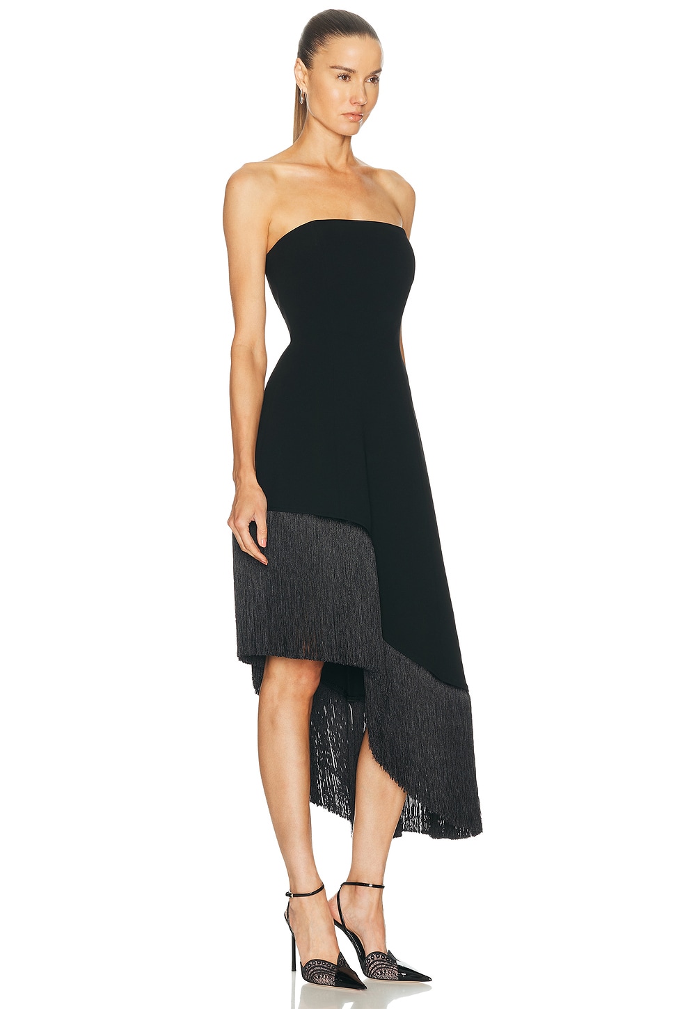 Nara Fringe Midi Dress