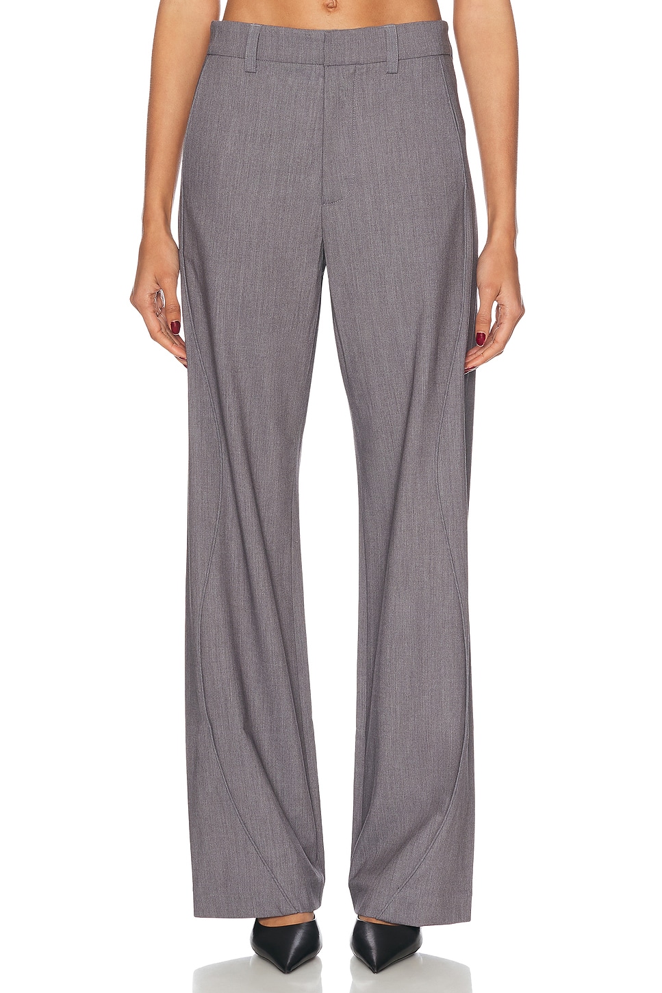 Mimchik Twist Trouser In Gray