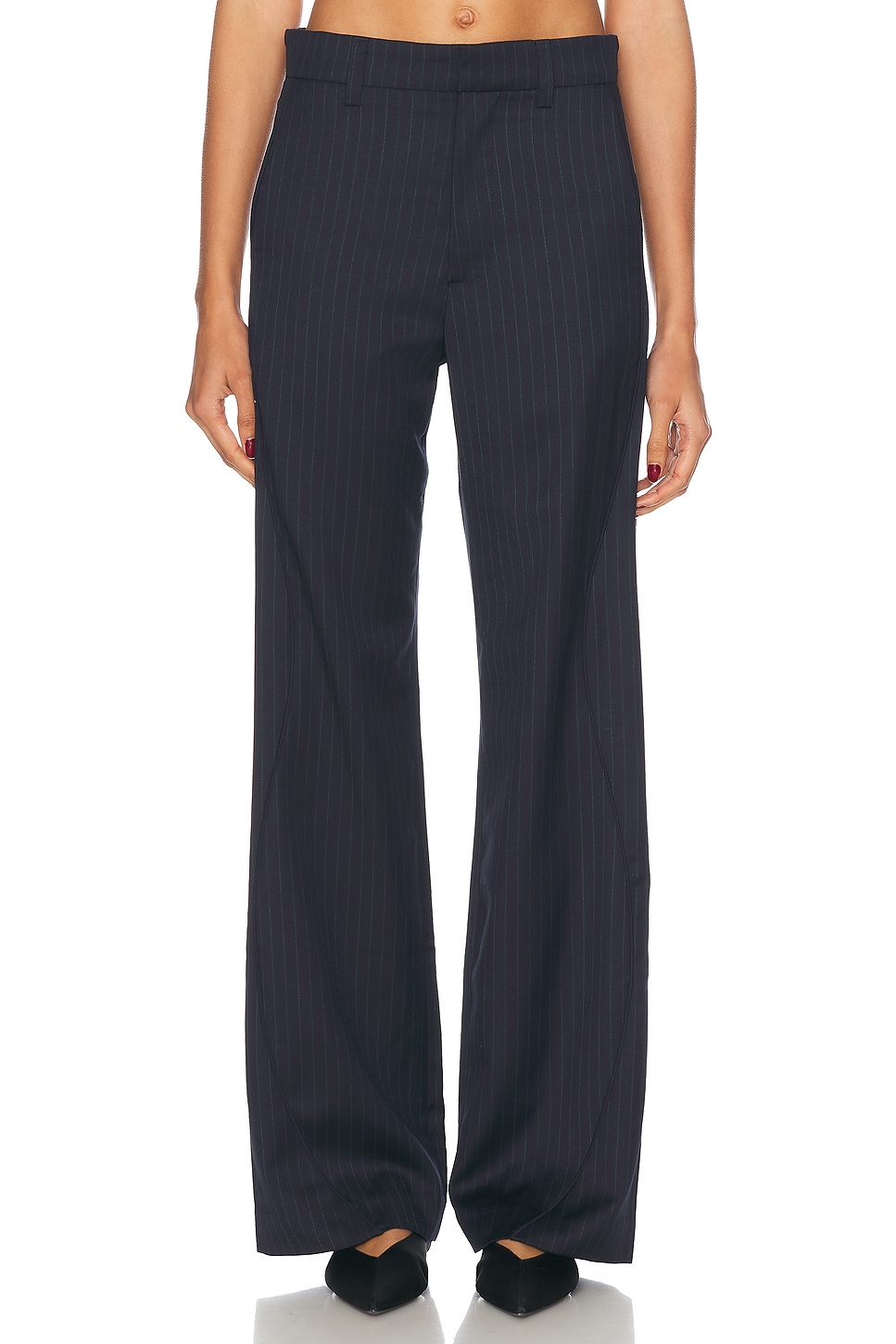 Twist Trouser in Navy