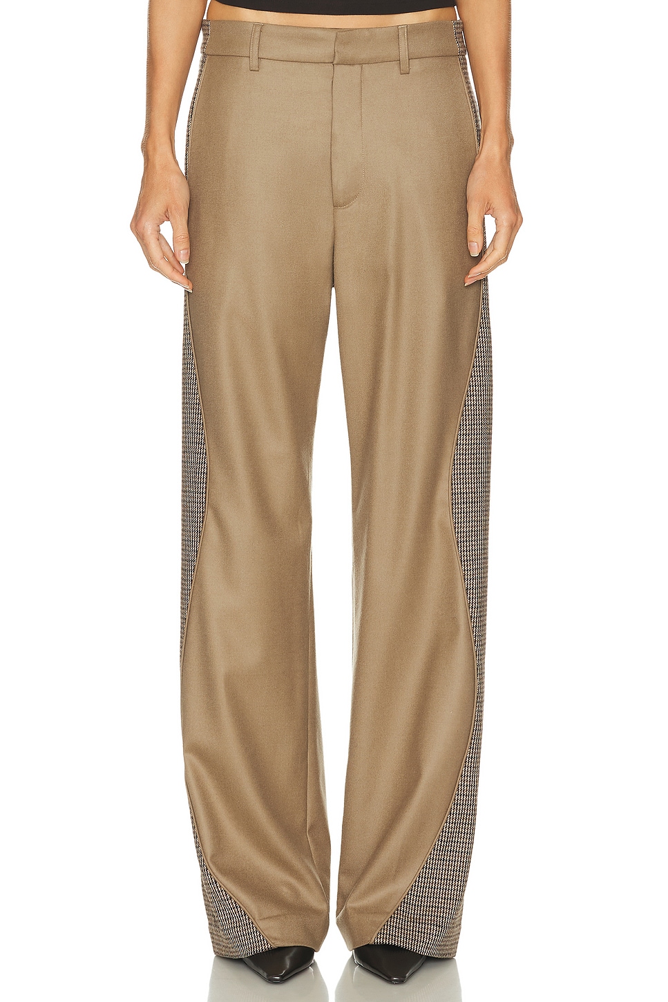 Mimchik Twist Trouser In Brown