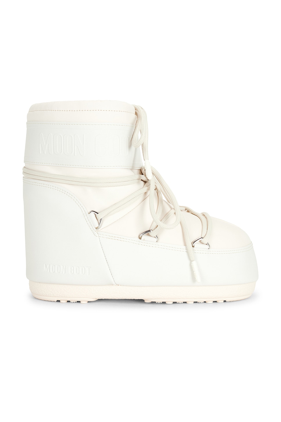 MOON BOOT Icon Low Rubber Boot in Cream