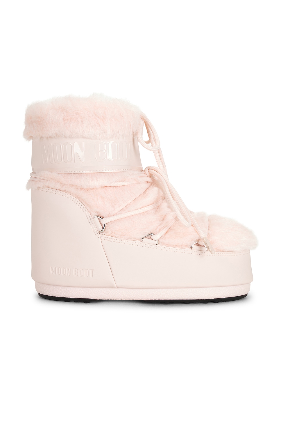 MOON BOOT Icon Low Faux Fur Boot in Pink