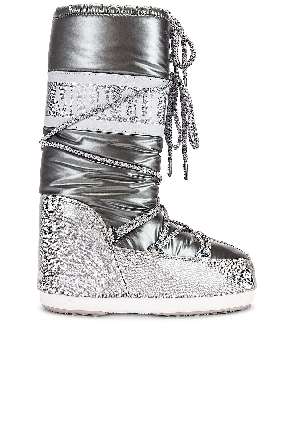Image 1 of MOON BOOT Icon Classic Pillow Boot in Silver