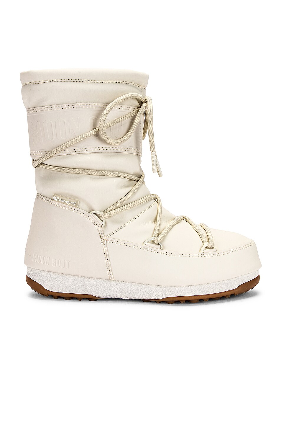 Image 1 of MOON BOOT Mid Rubber Boot in Cream
