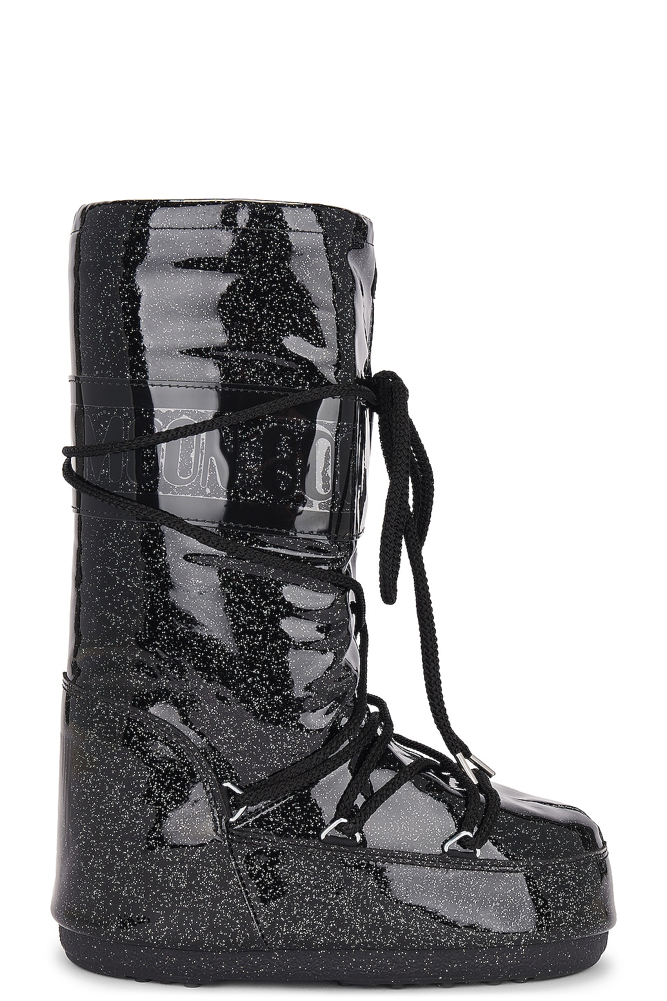 Image 1 of MOON BOOT Icon Glitter Boot in Black