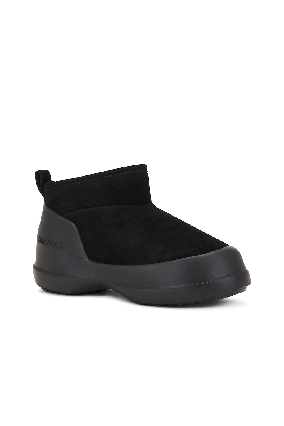 Moon Boot Luna Low-suede Boots In Black
