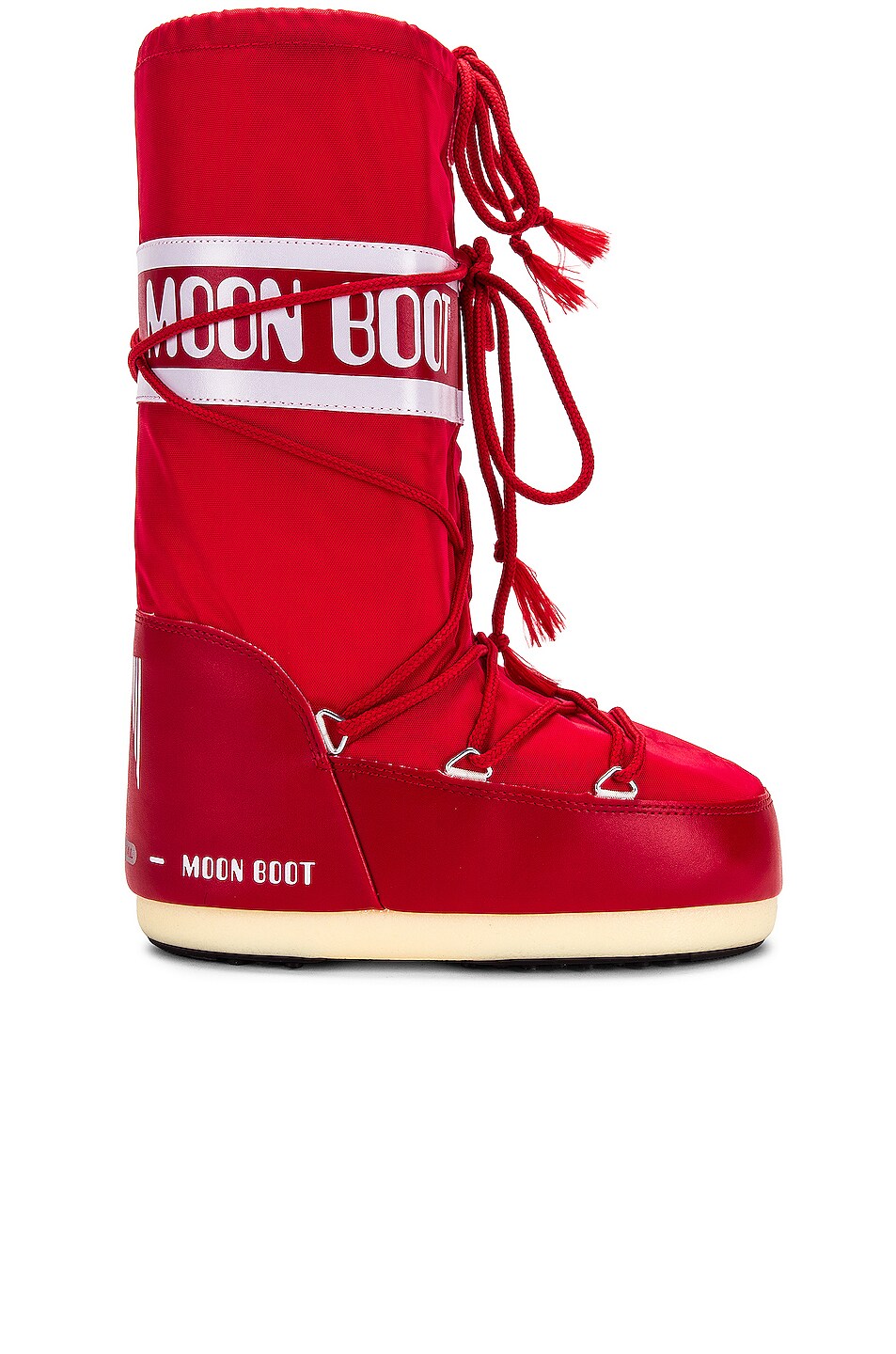 Image 1 of MOON BOOT Nylon Classic Boot in Red