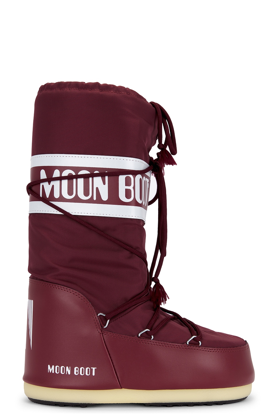 Image 1 of MOON BOOT Icon Nylon Boot in Burgundy