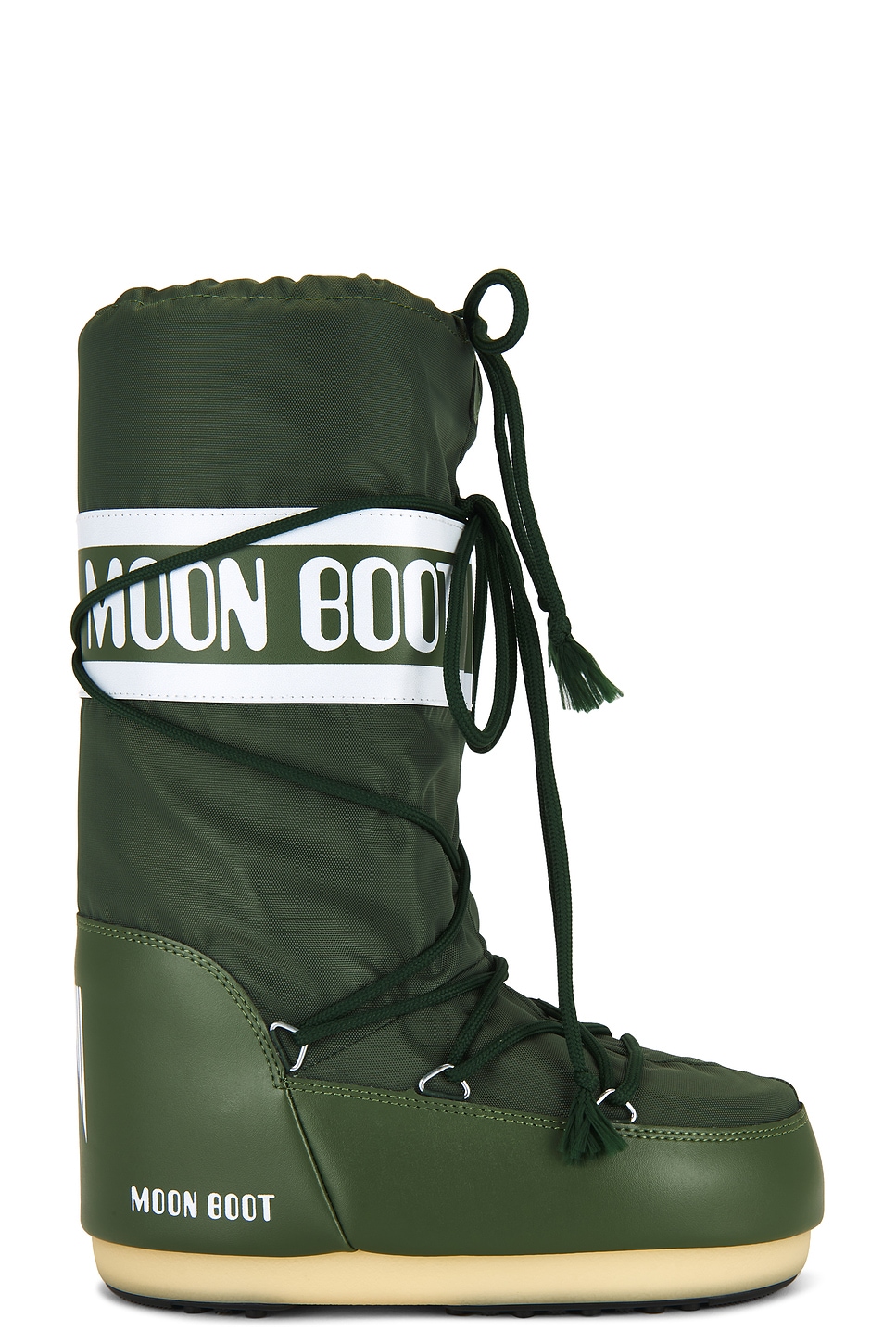 Image 1 of MOON BOOT Icon Nylon Boot in Forest Green