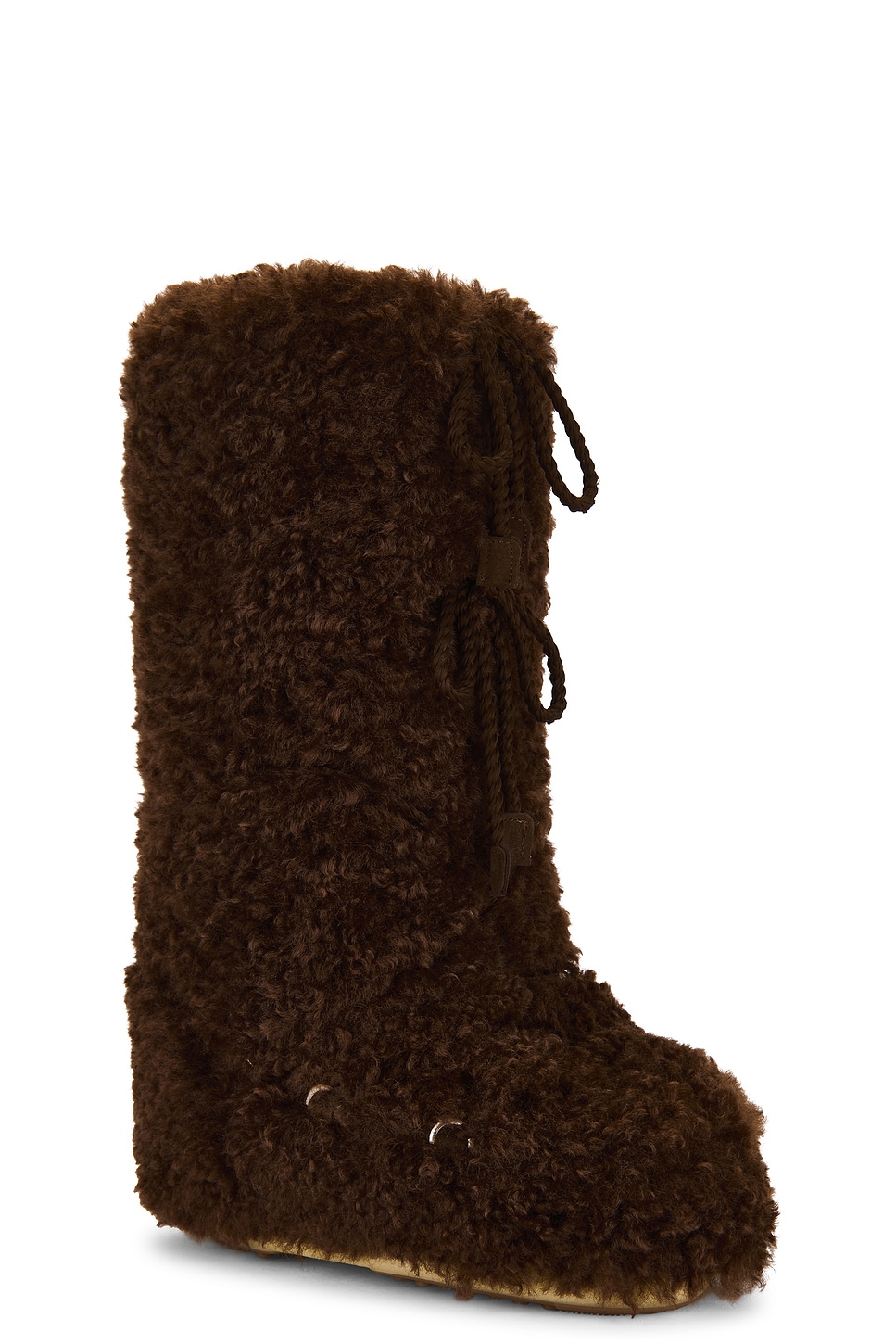 Moon Boot Icon Curly Extra Boot In Brown