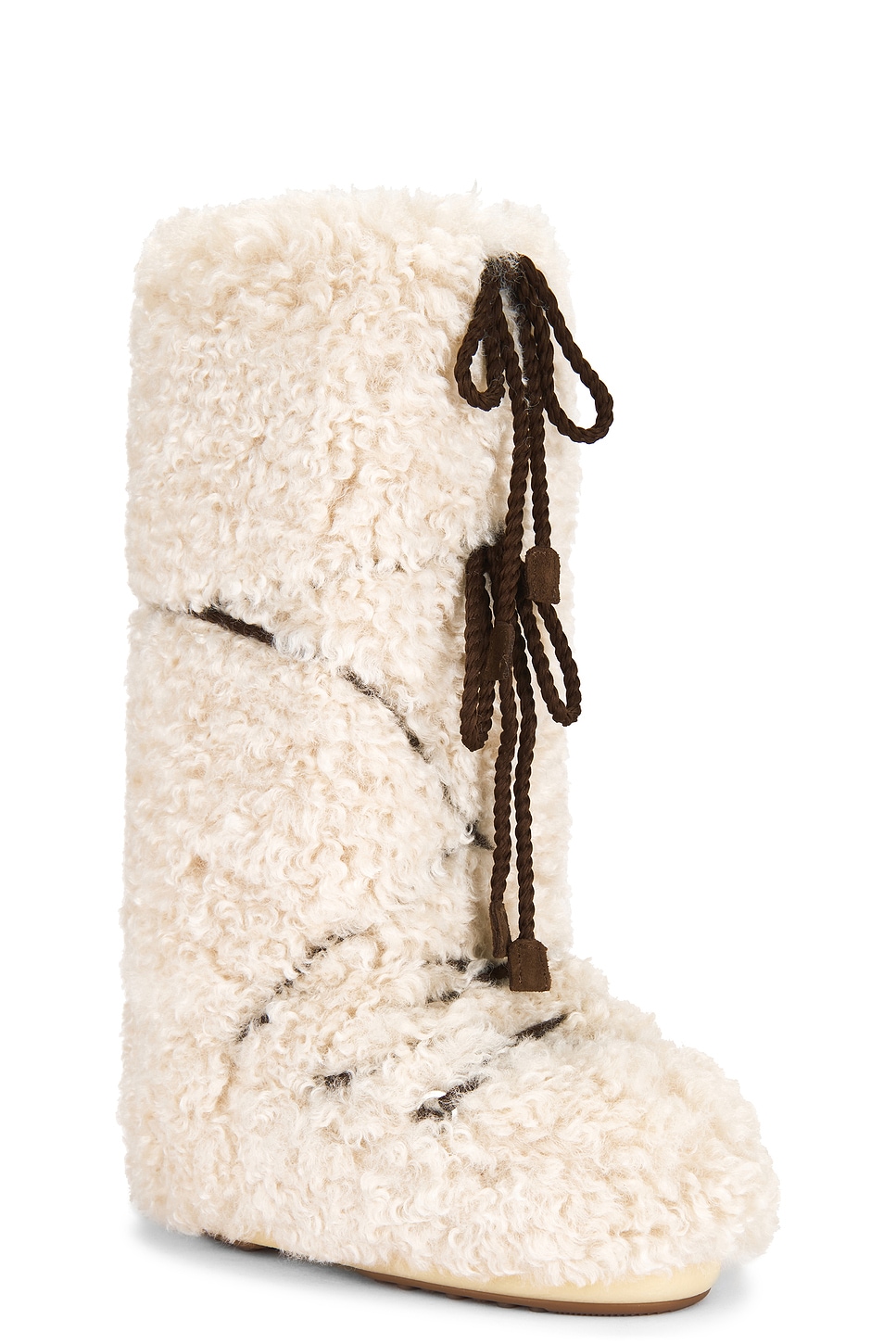 Moon Boot Icon Curly Extra Boot In Neutral