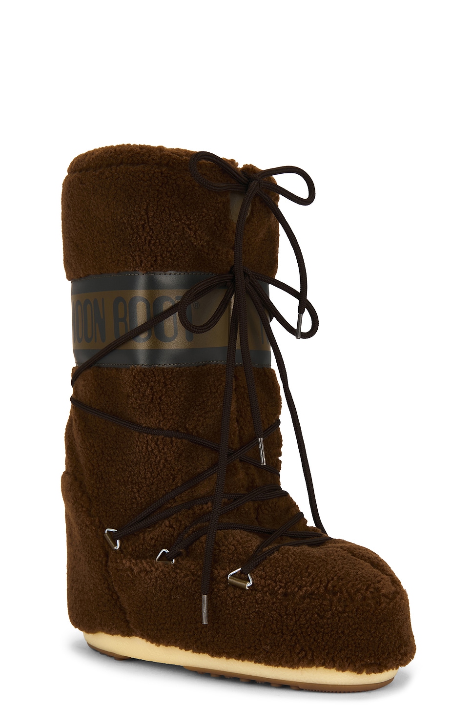 Moon Boot Icon Fleece Boot In Brown