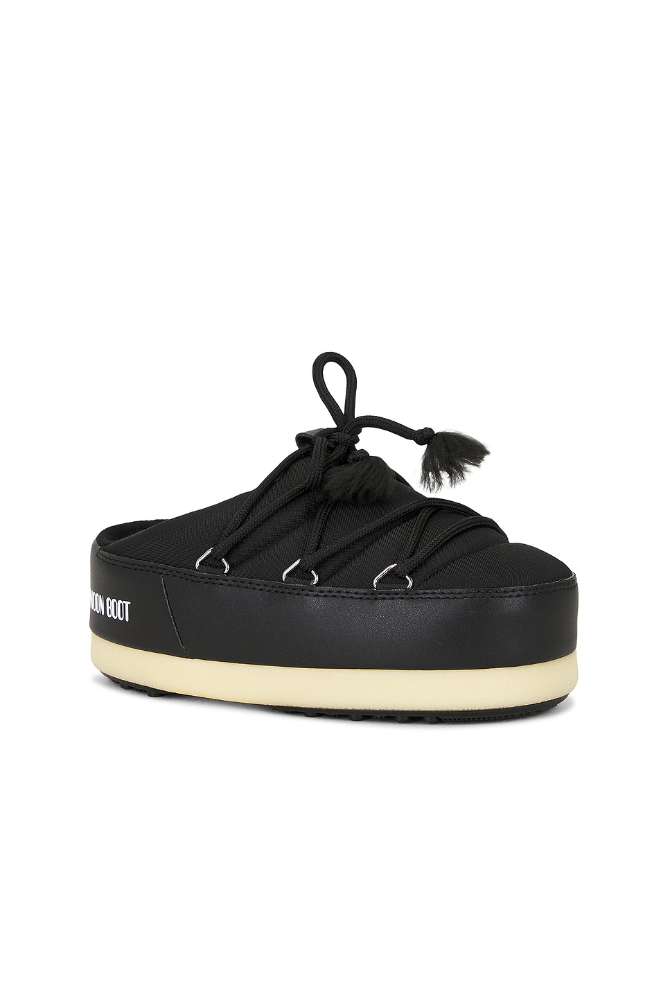 Moon Boot Evx Mule Nylon Boot In Black