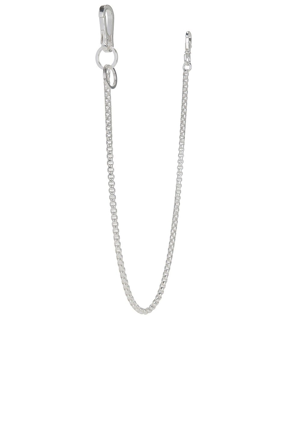 Martine Ali Binx Boxer Wallet Chain In Silver