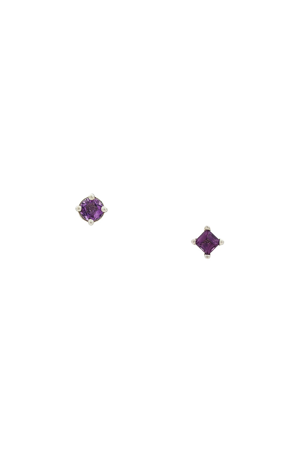 Image 1 of Martine Ali Garnet Prince Set Earrings in Purple