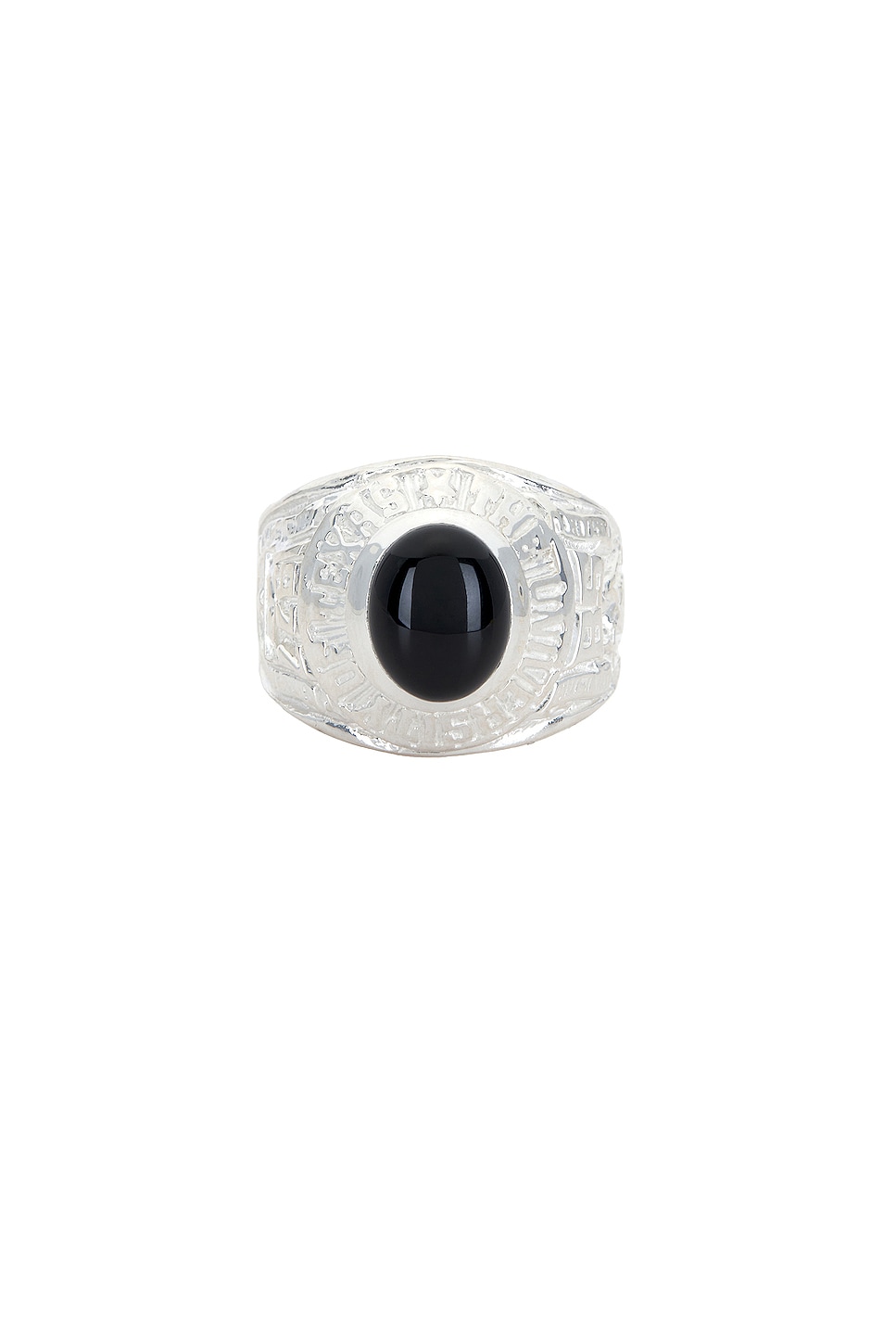 Image 1 of Martine Ali 925 Silver Black Onyx Champion Ring in Silver