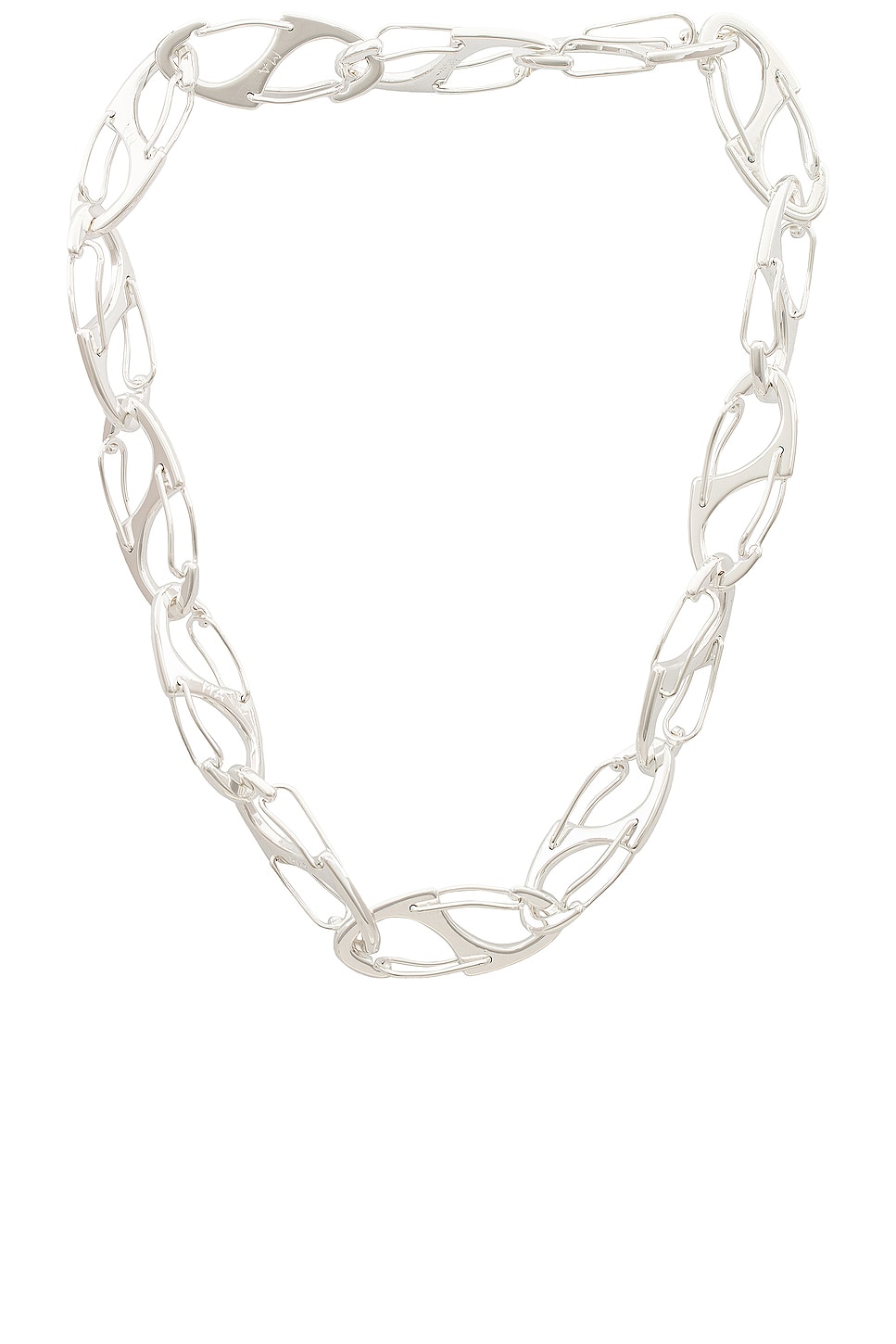 Image 1 of Martine Ali Silver Coated Bias Necklace in Silver