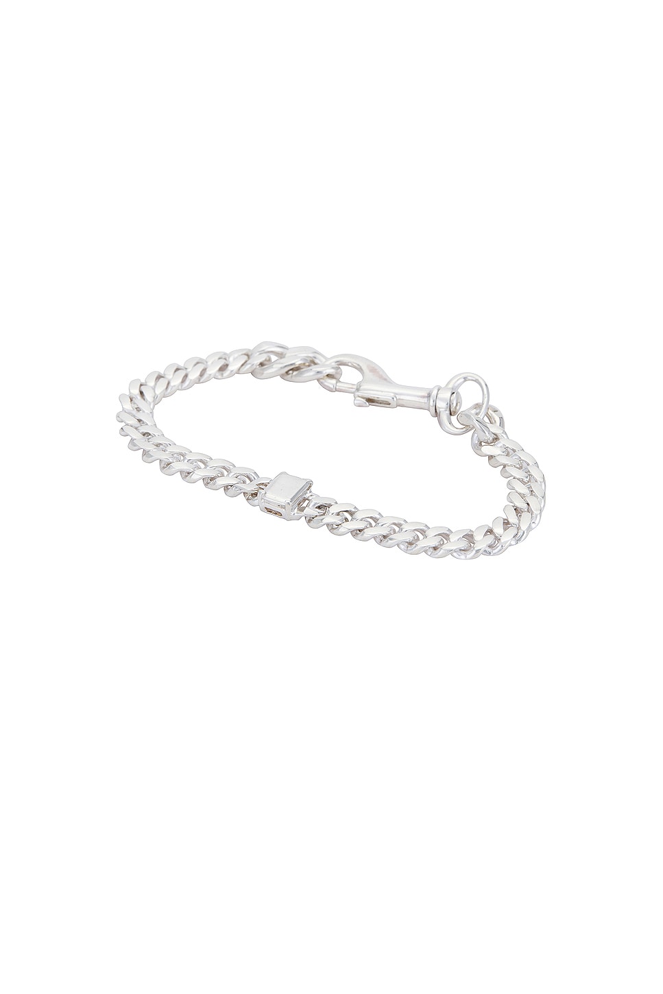 Image 1 of Martine Ali 925 Silver Stone Thin Link Bracelet in Silver