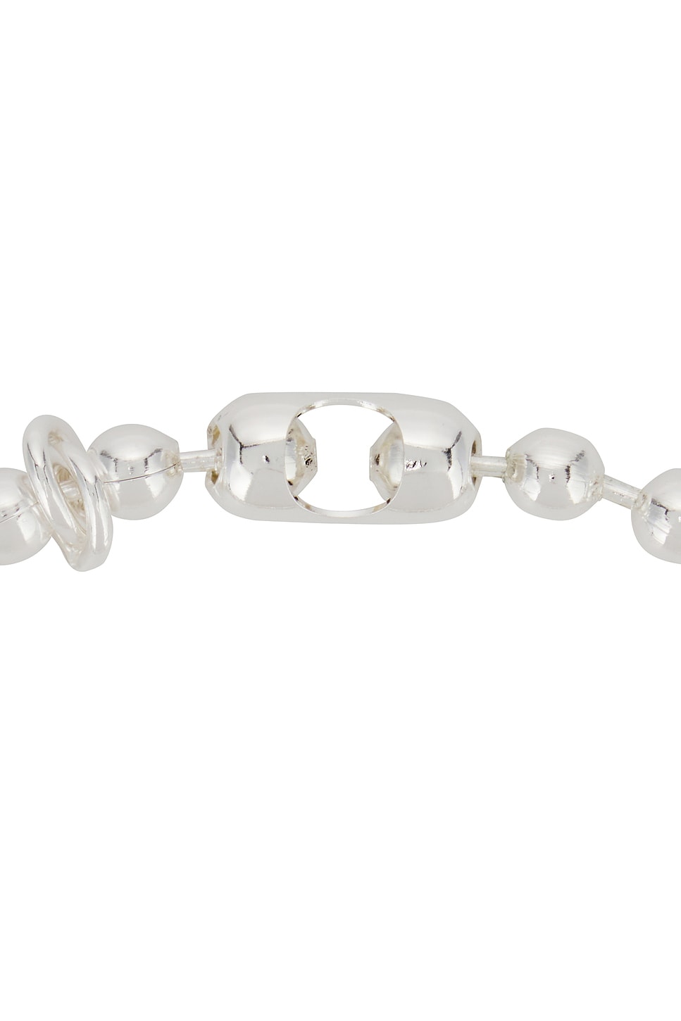 Image 1 of Martine Ali Spar Ball Chain Necklace in Heirloom Silver