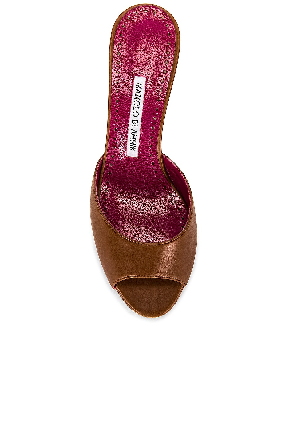 manolo blahnik jada leather mules
