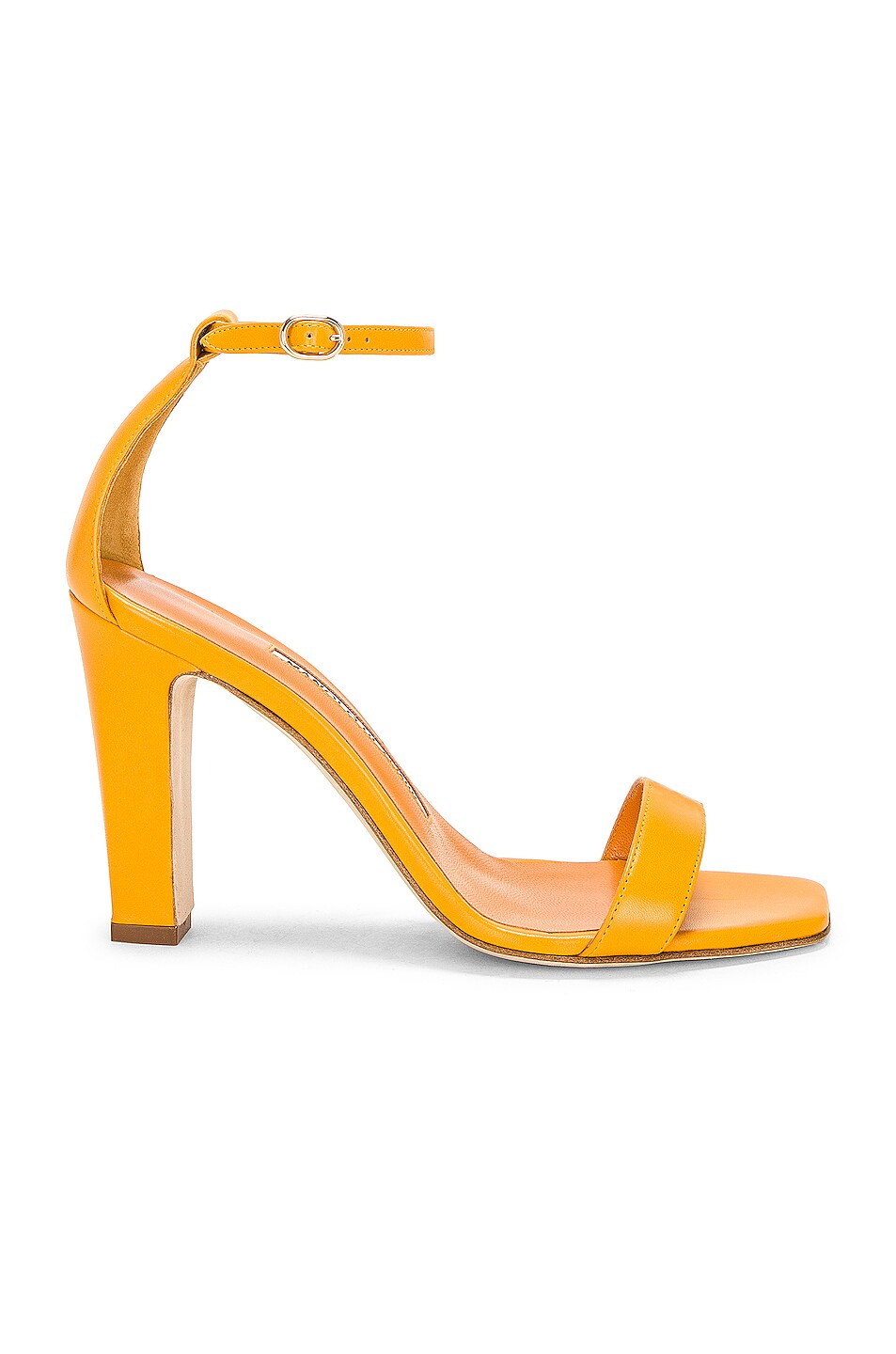 Image 1 of Manolo Blahnik Ressata 105 Sandal in Bright Orange
