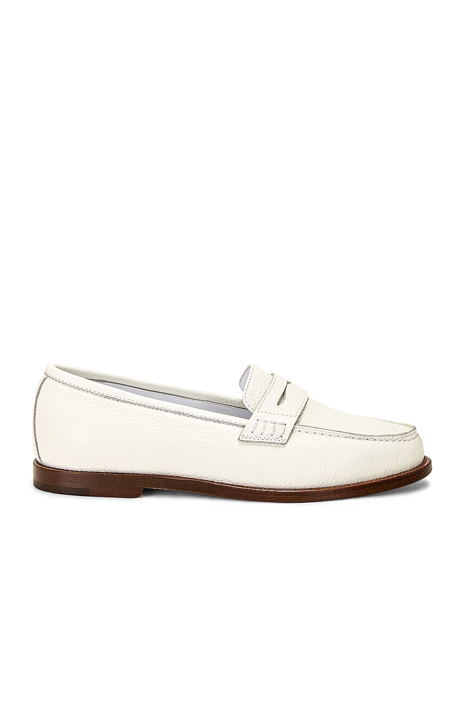Image 1 of Manolo Blahnik Perrita Leather Loafer in White