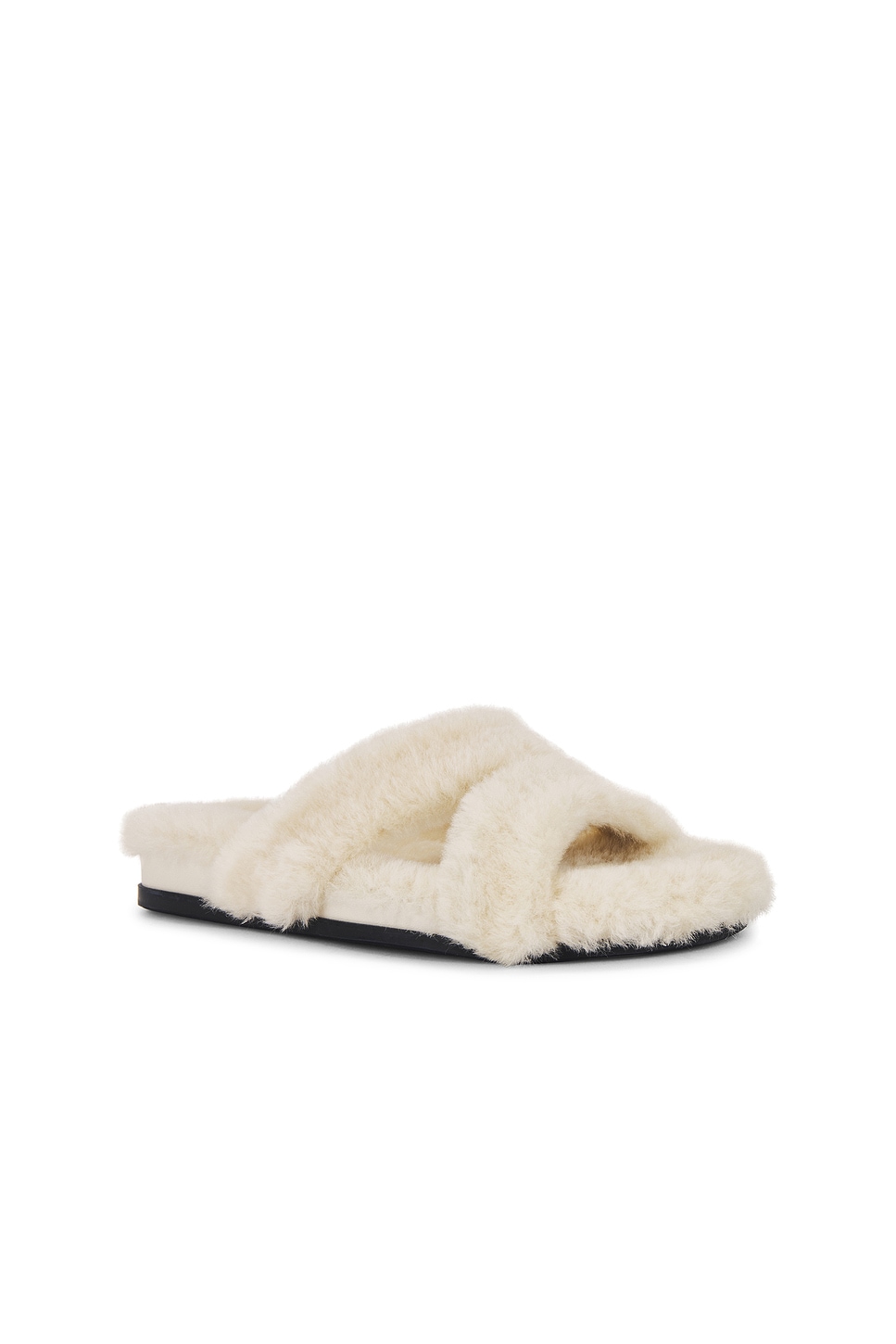 MANOLO BLAHNIK Chilpa Shearling Flat thumbnail