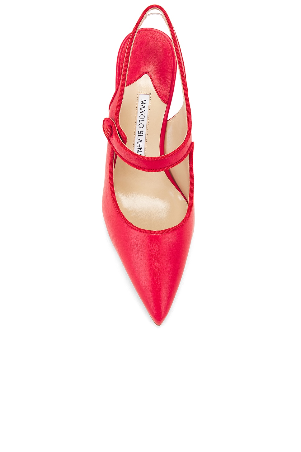 Image 4 of Manolo Blahnik Camparisli 90 Pump in Bright Red