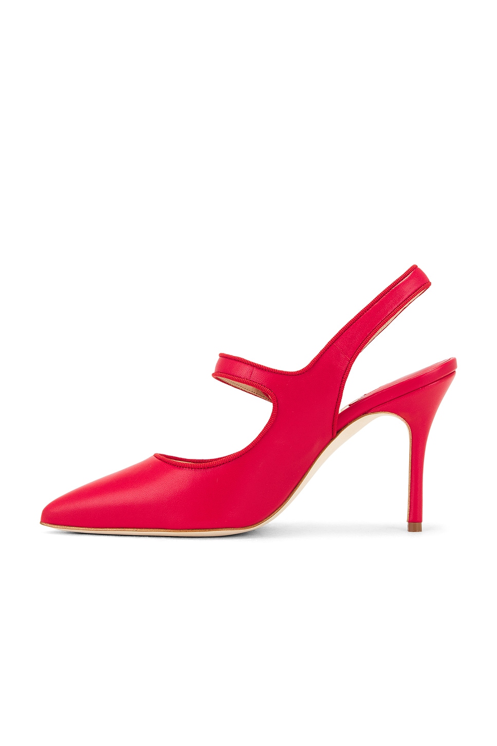 Image 5 of Manolo Blahnik Camparisli 90 Pump in Bright Red