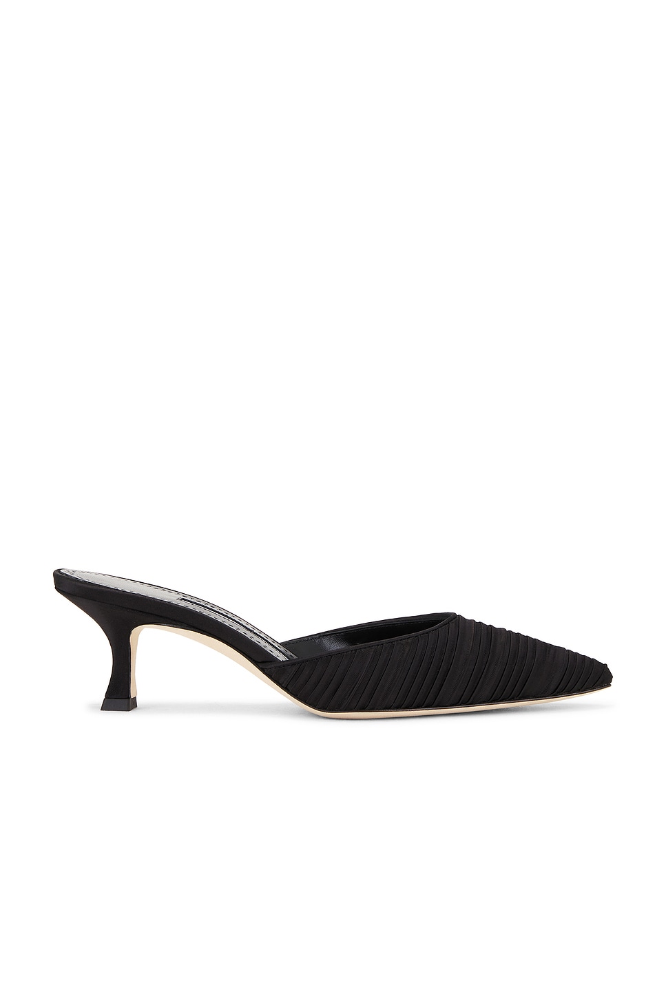 Image 1 of Manolo Blahnik Carolynemu 50 Mule in Black