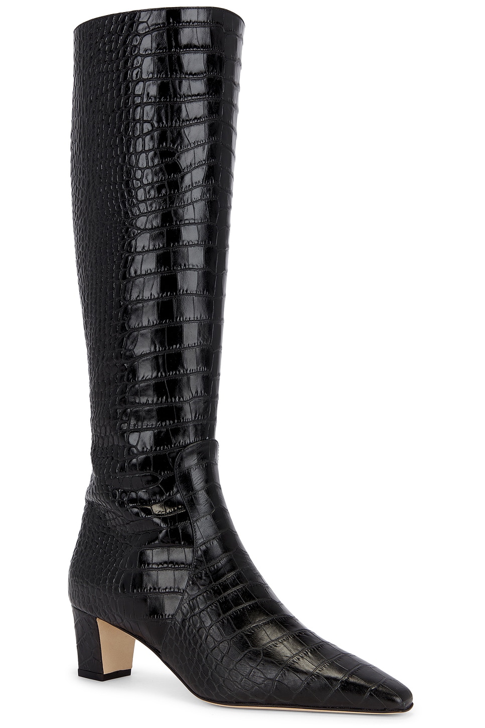Manolo Blahnik Penelope 50 Boot In Black