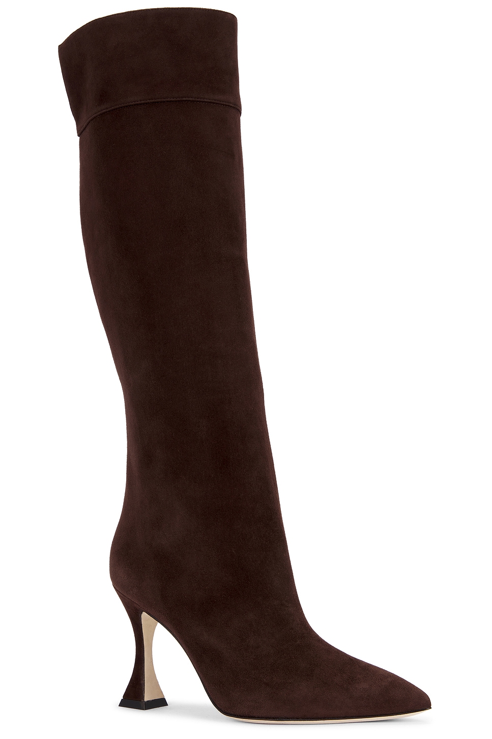 Manolo Blahnik Miralonepla 90 Boot In Brown
