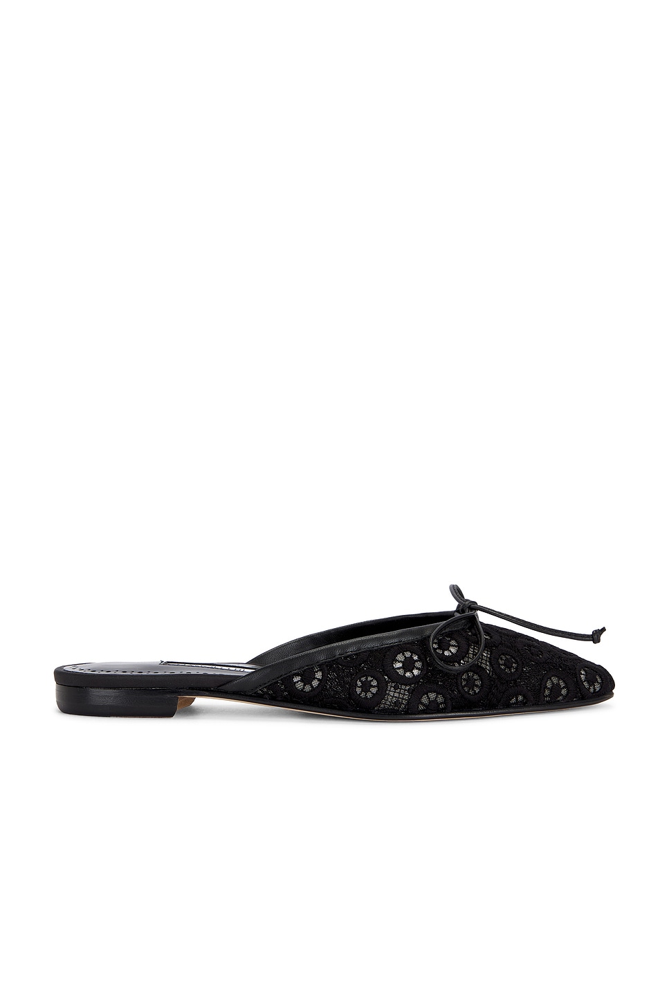 Image 1 of Manolo Blahnik Ballerimu 10 Mule in Yoth & Black