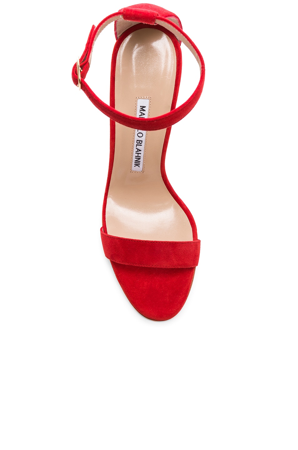 manolo blahnik red sandals