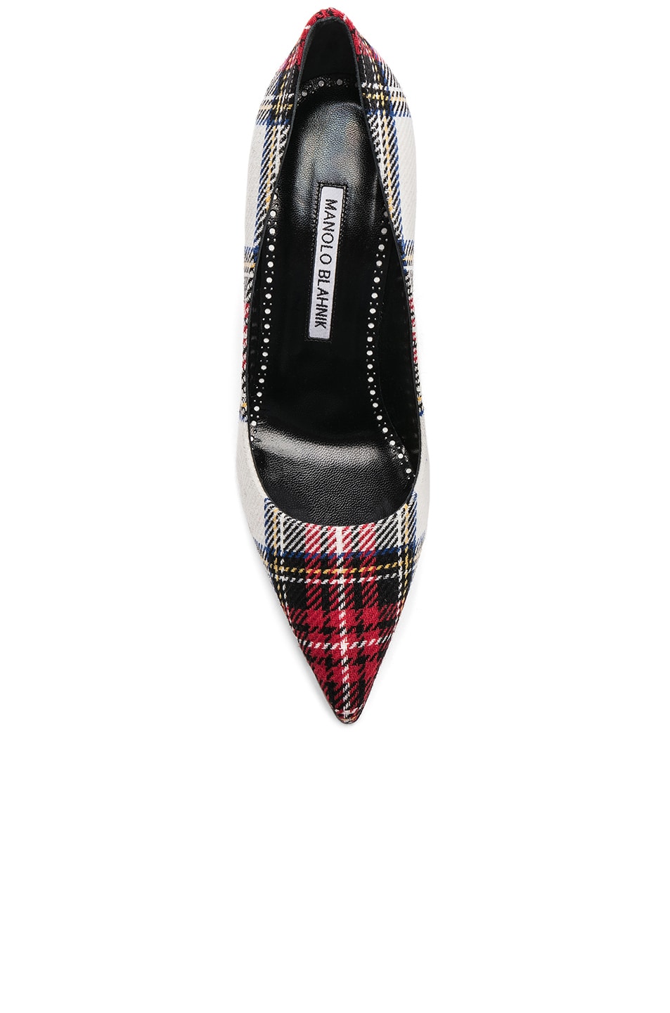 manolo blahnik plaid