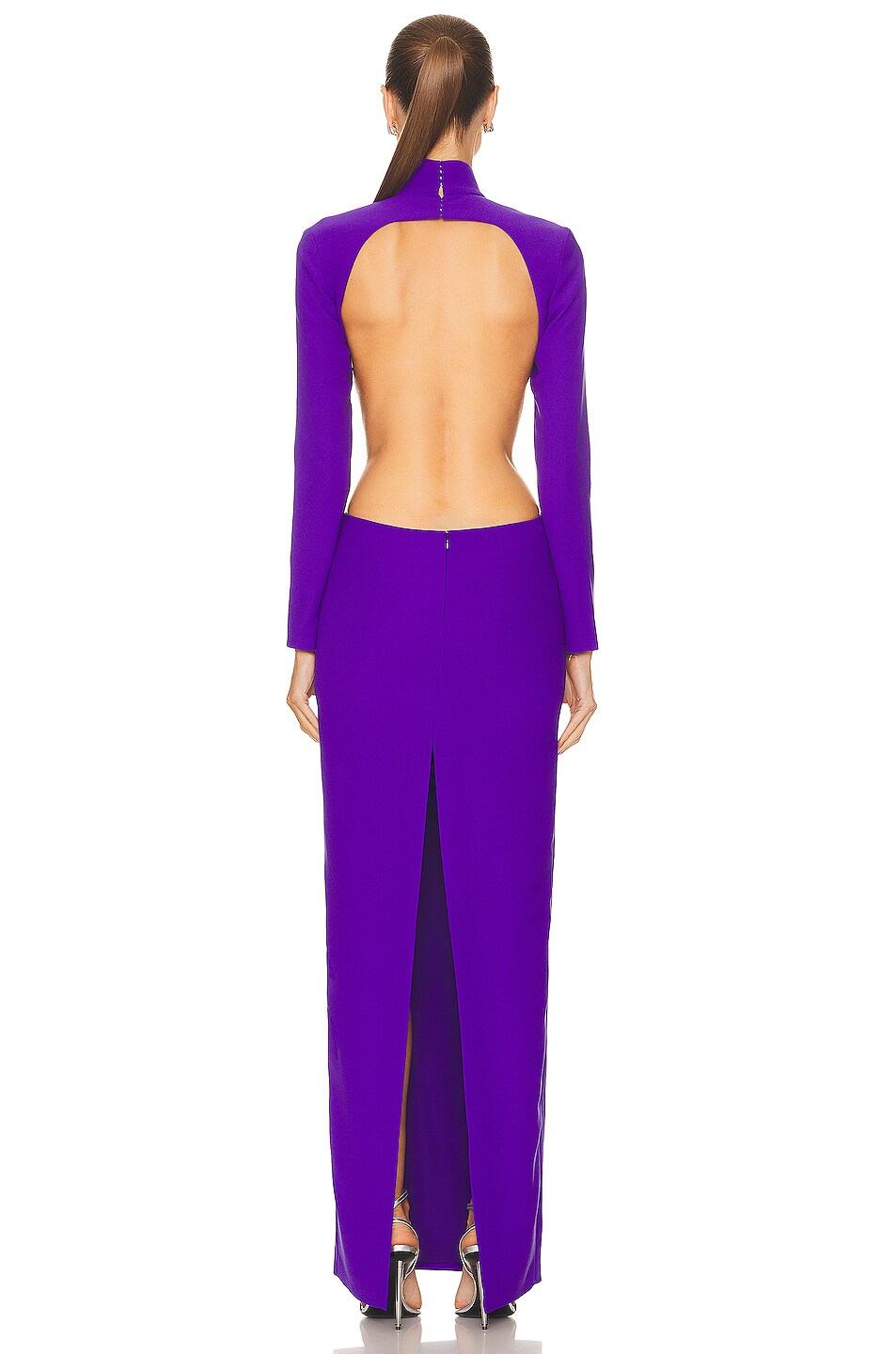 MONOT Backless Maxi Dress in Purple FWRD