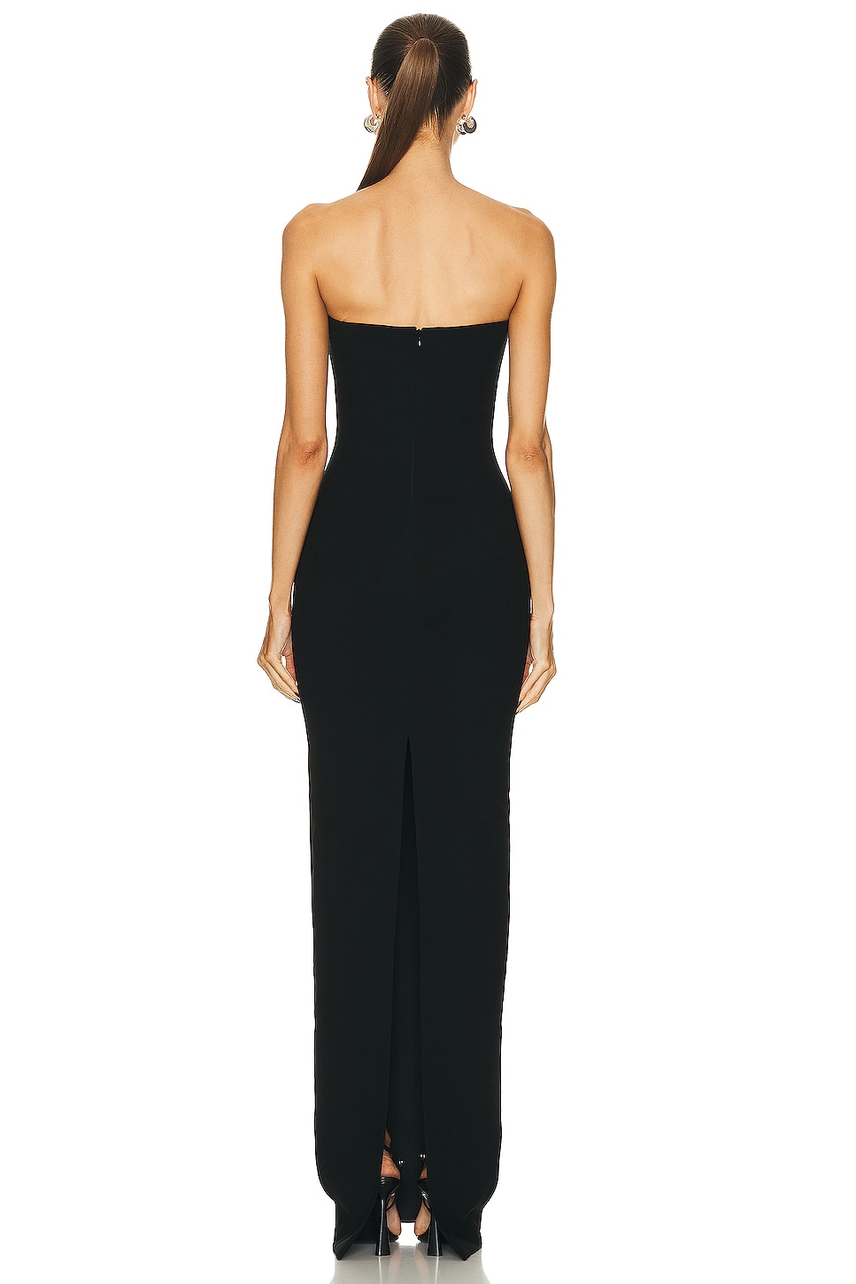 MONOT Cutout Strapless Dress in Black | FWRD