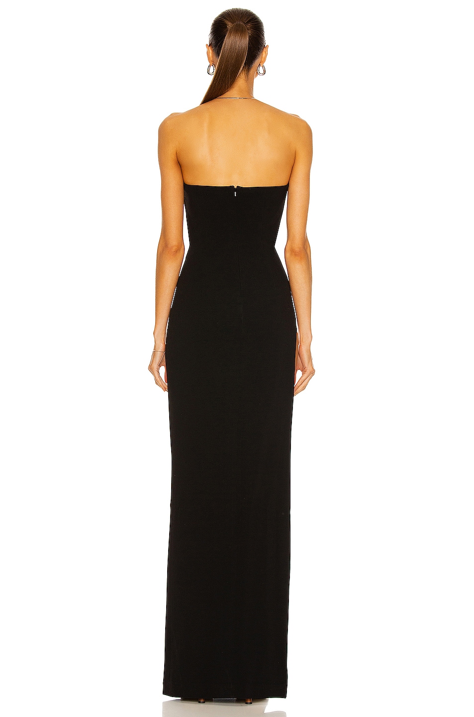 MONOT Tube Slit Dress in Black | FWRD