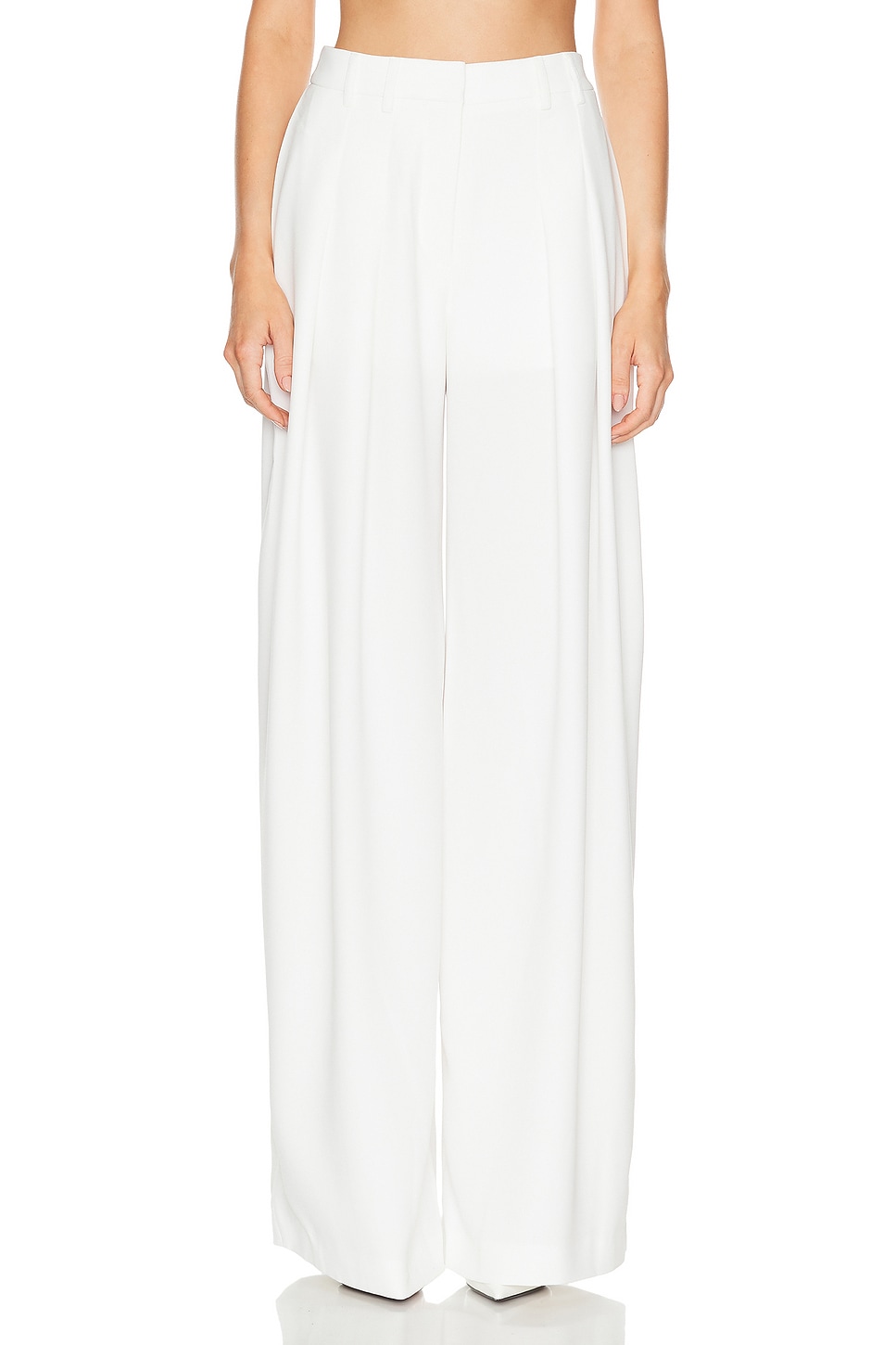 Image 1 of MONOT Pleated Pant in White