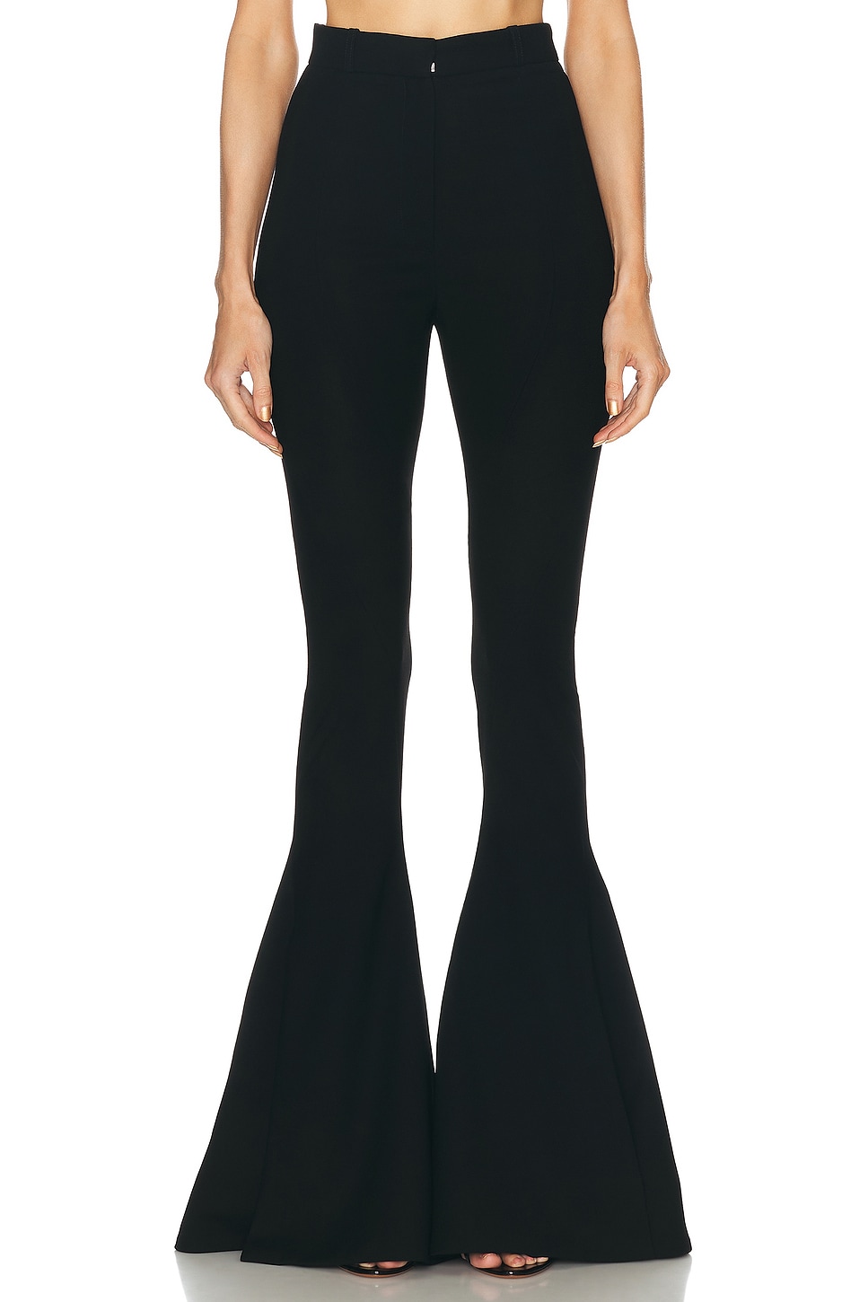 Image 1 of MONOT Ava Spiral Trouser Pant in Black
