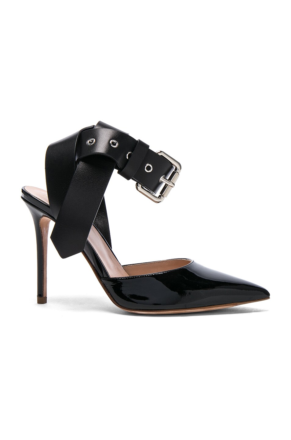 Image 1 of Monse Patent Leather Heels in Black