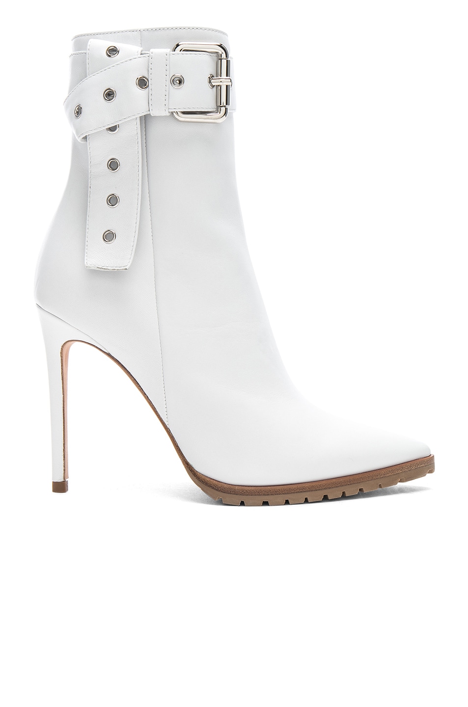 Image 1 of Monse Leather Donna Booties in White