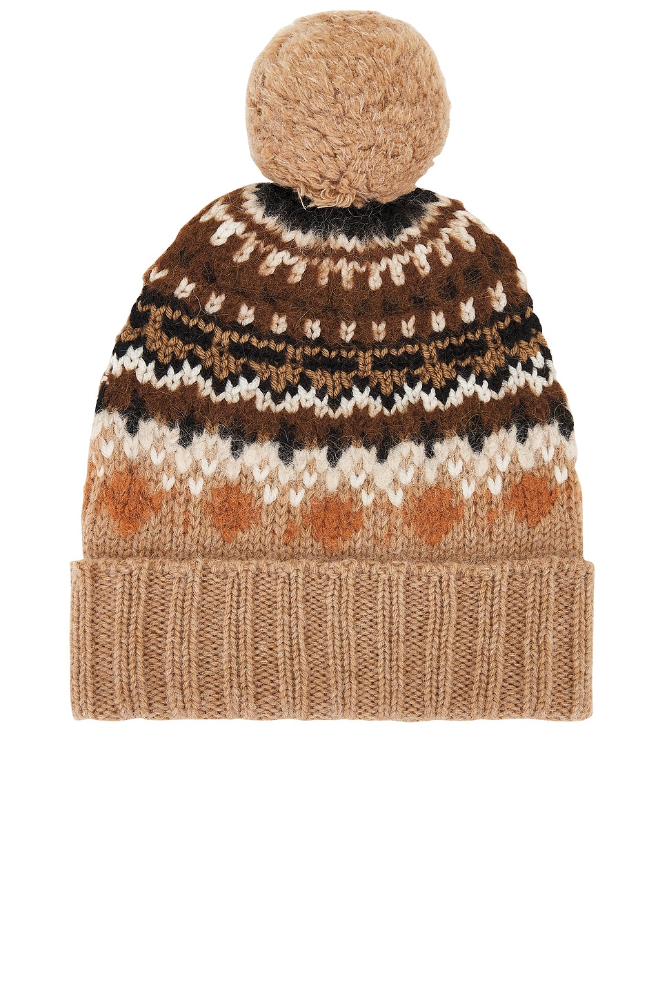 Shop Moncler Beanie In Camel