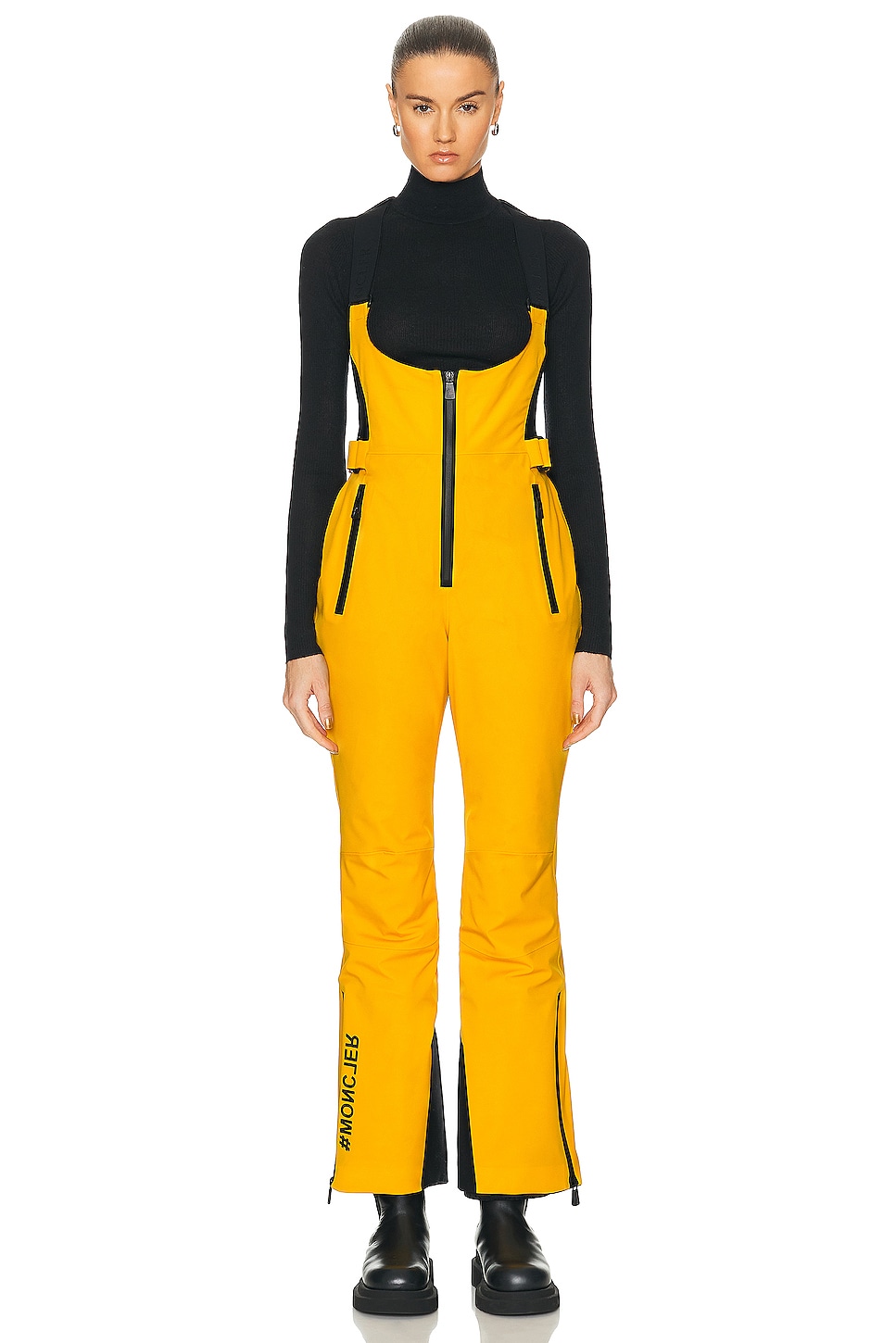 Image 1 of Moncler Grenoble Ski Suit in Yellow