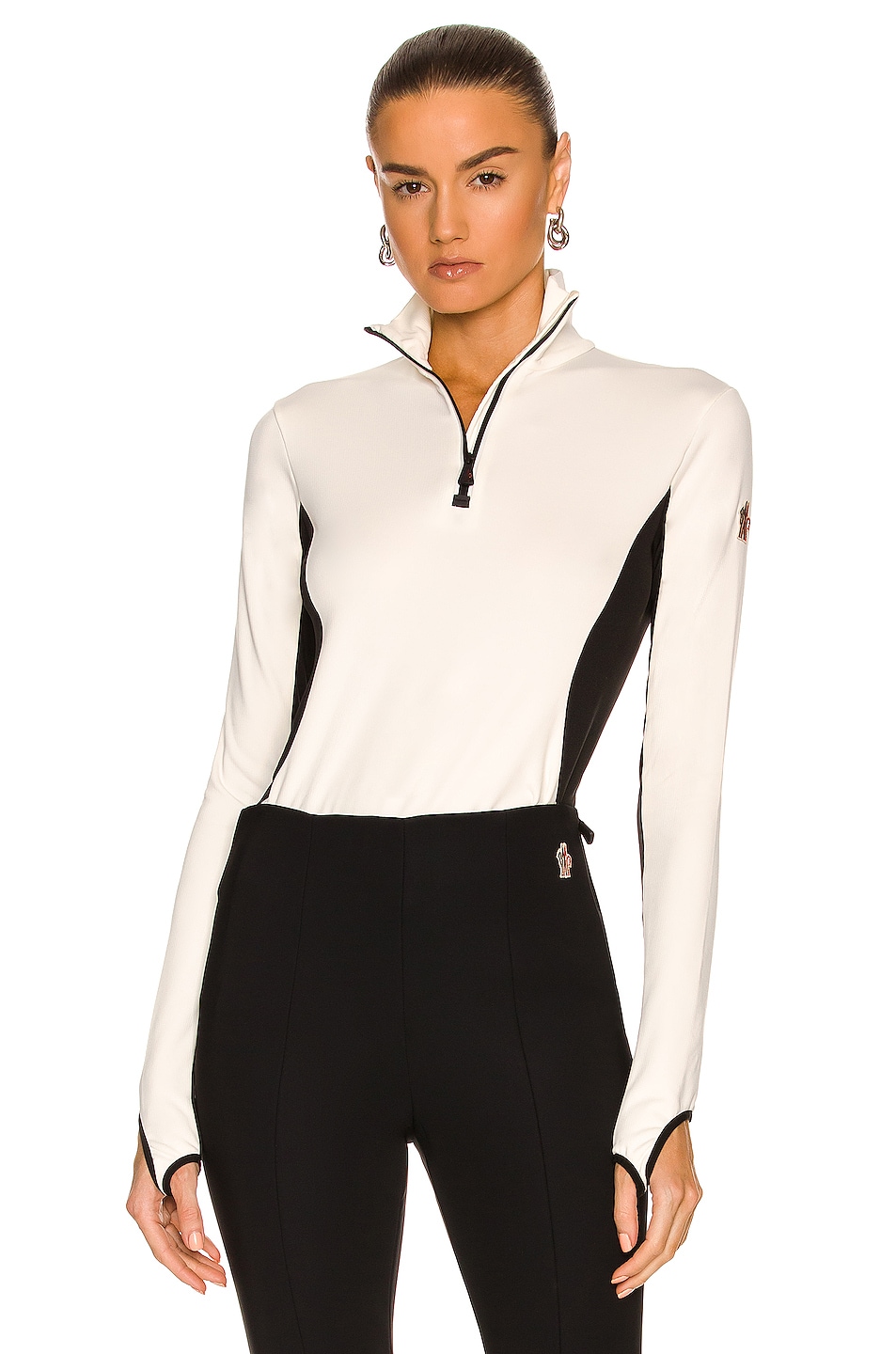 Half Zip Pullover in White