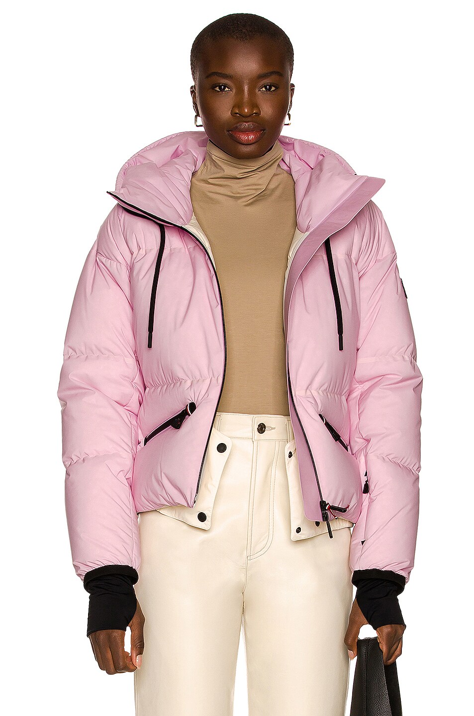 Image 1 of Moncler Grenoble Allesaz Bomber Jacket in Pink