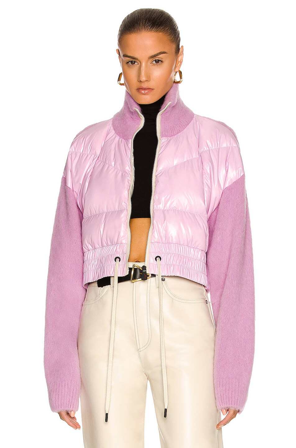 Moncler Grenoble Cardigan Tricot Jacket in Pink | FWRD