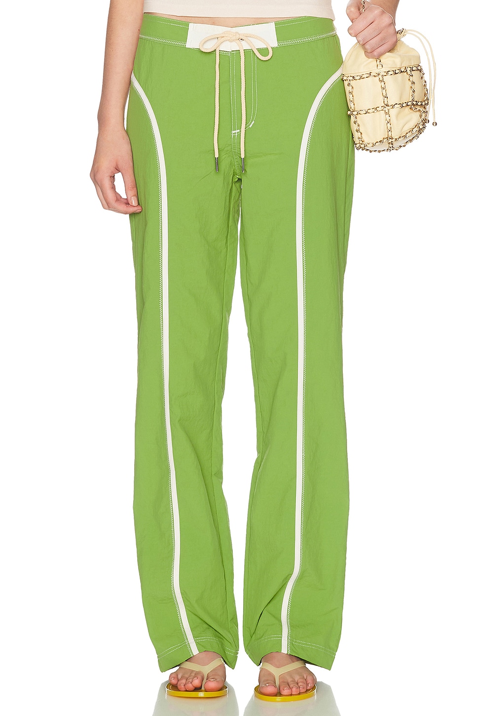Made Some Sportswear Pant In Citrus Green & White